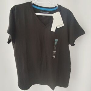 Black V-Neck Men's Shirt